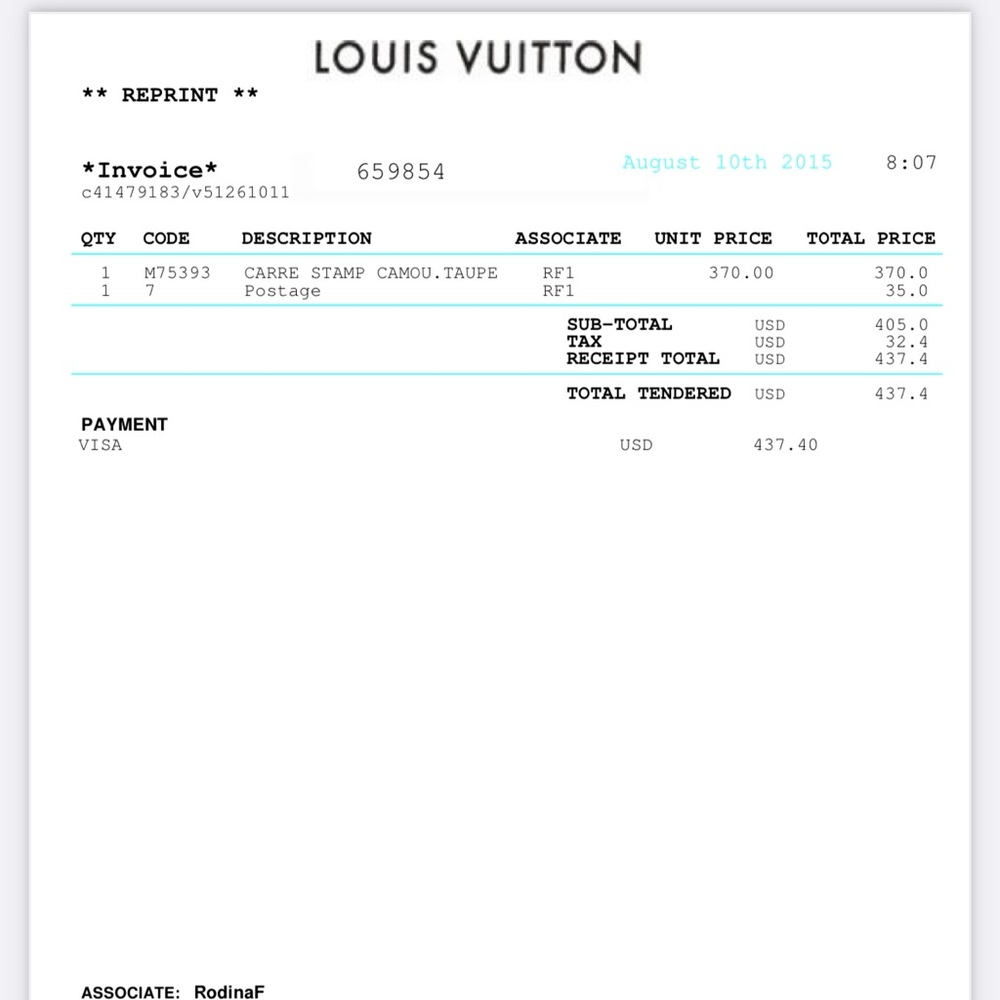 Louis Vuitton Scarf - Picture 7 of 7
